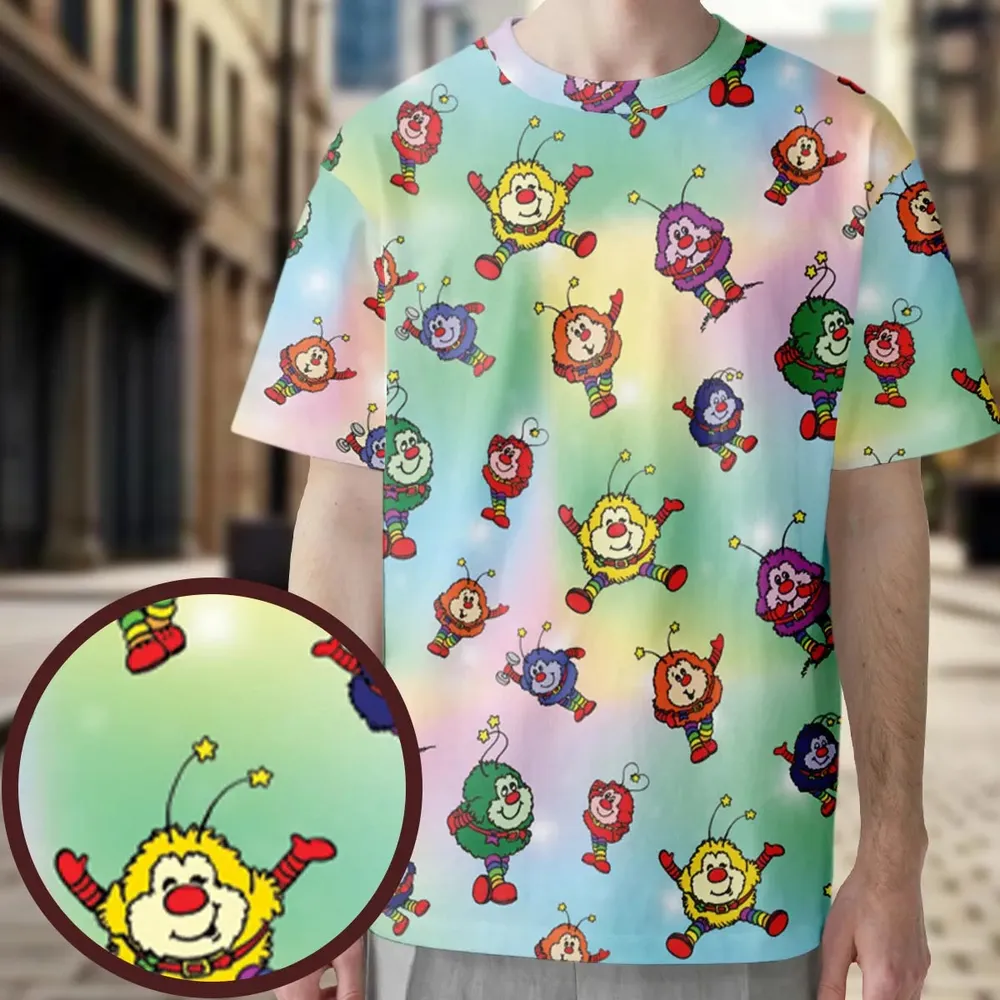 Rainbow Brite Sprites All-Over Print Unisex T-Shirt - 3