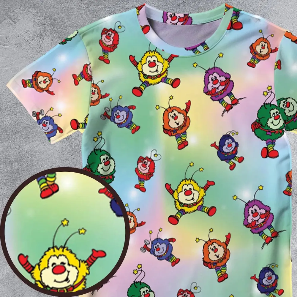 Rainbow Brite Sprites All-Over Print Unisex T-Shirt - 4