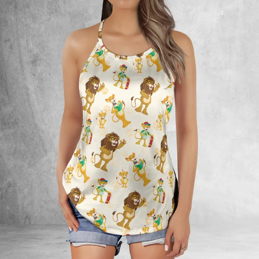 Between The Lions Characters Criss Cross Tank Top - 2