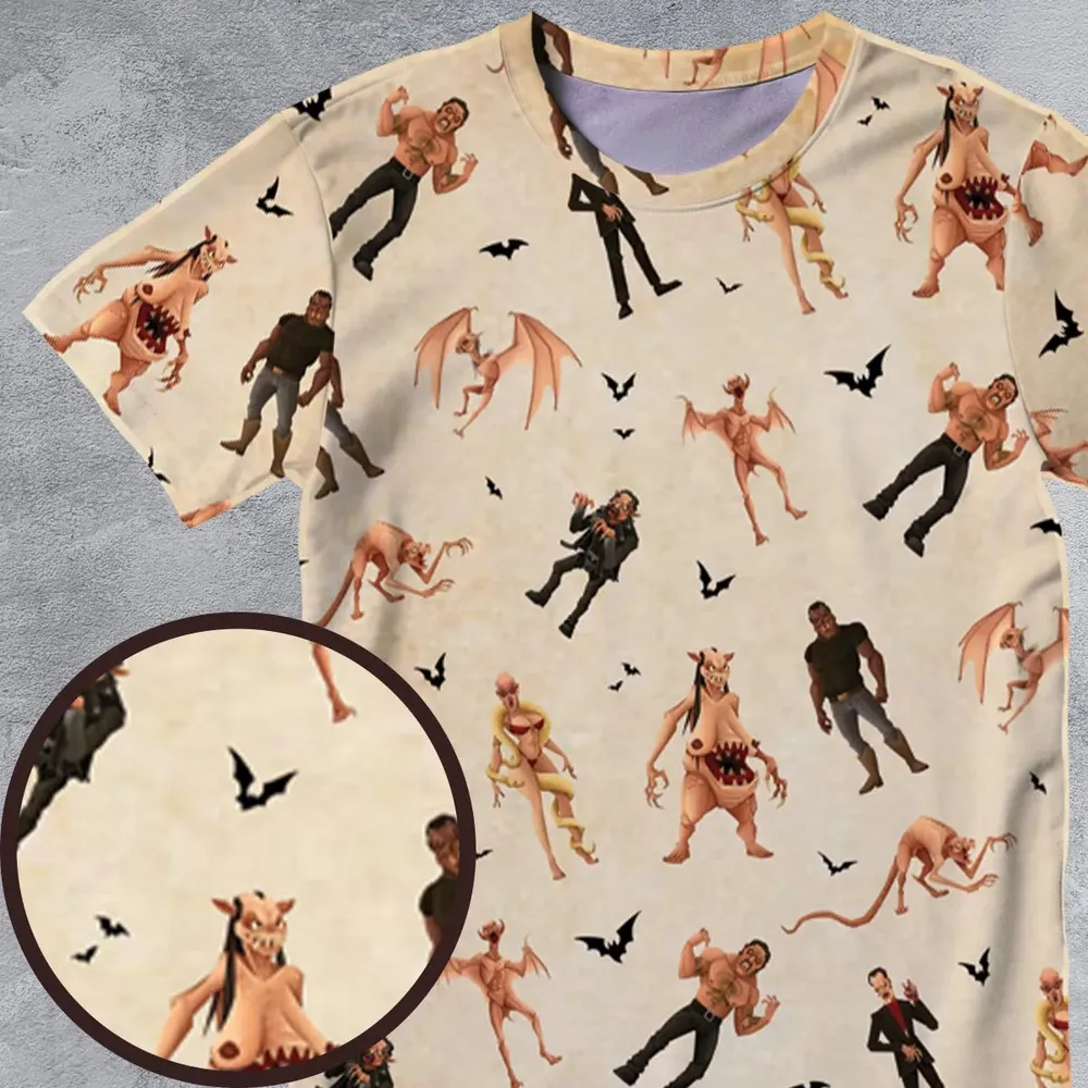 Midnight Madness From Dusk Till Dawn All-Over Print Unisex T-Shirt - 4