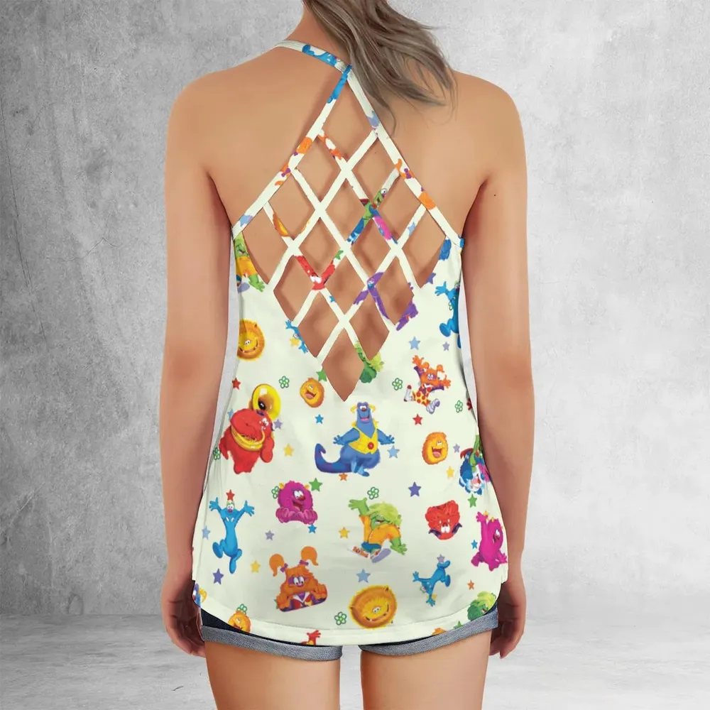 Furry Friends Criss Cross Tank Top - 3