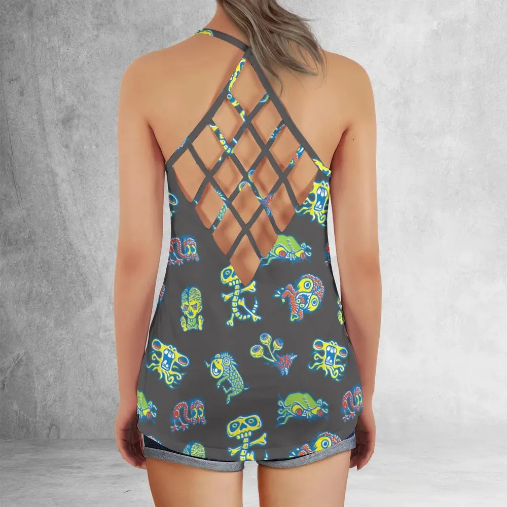 How To Use Monster Tatoos Criss Cross Tank Top - 3