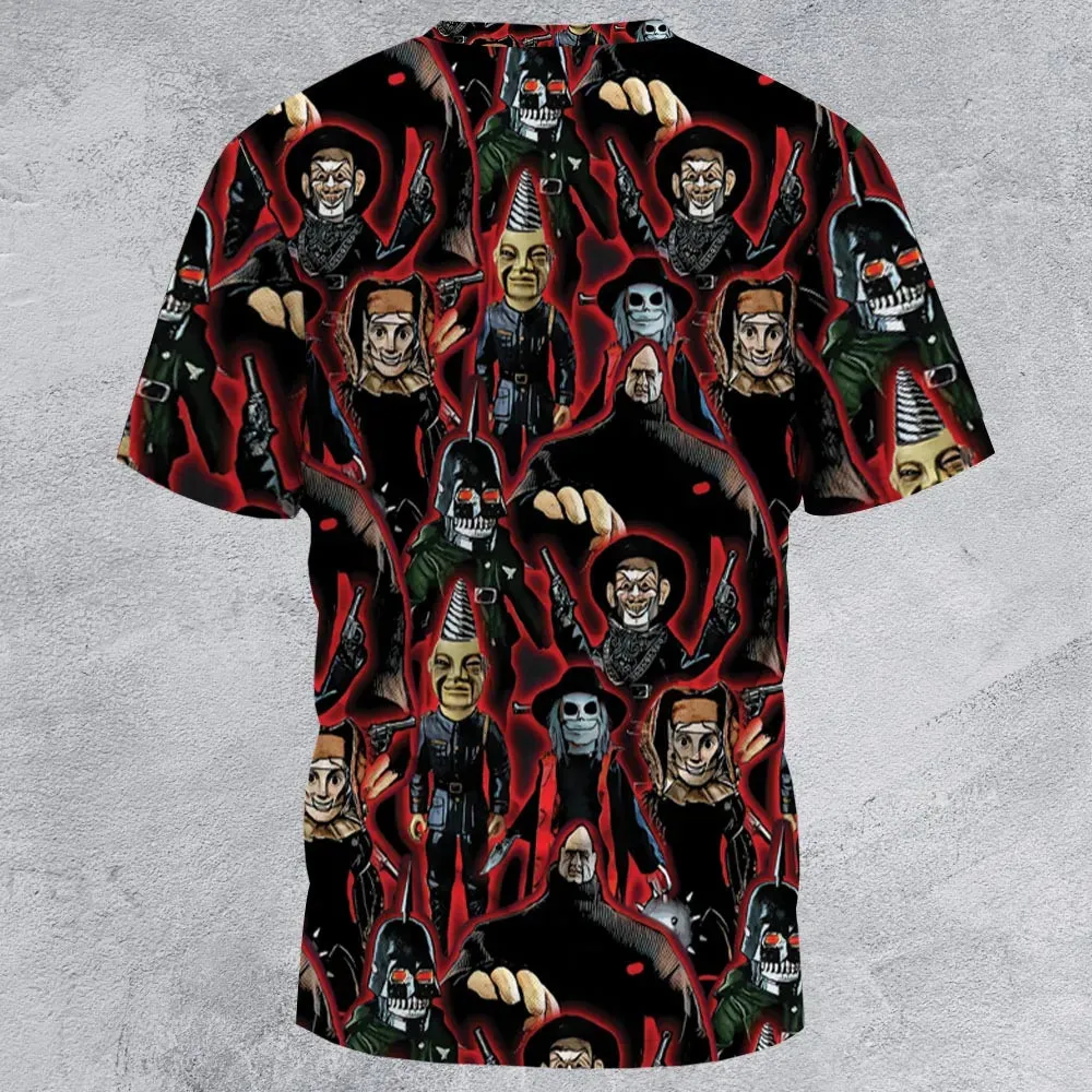 Puppet Master Collage All-Over Print Unisex T-Shirt - 2