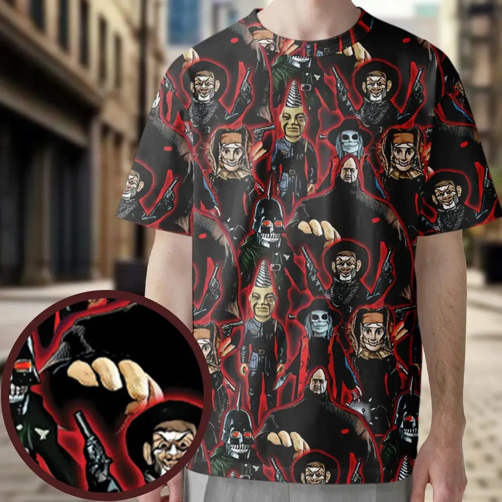 Puppet Master Collage All-Over Print Unisex T-Shirt - 3