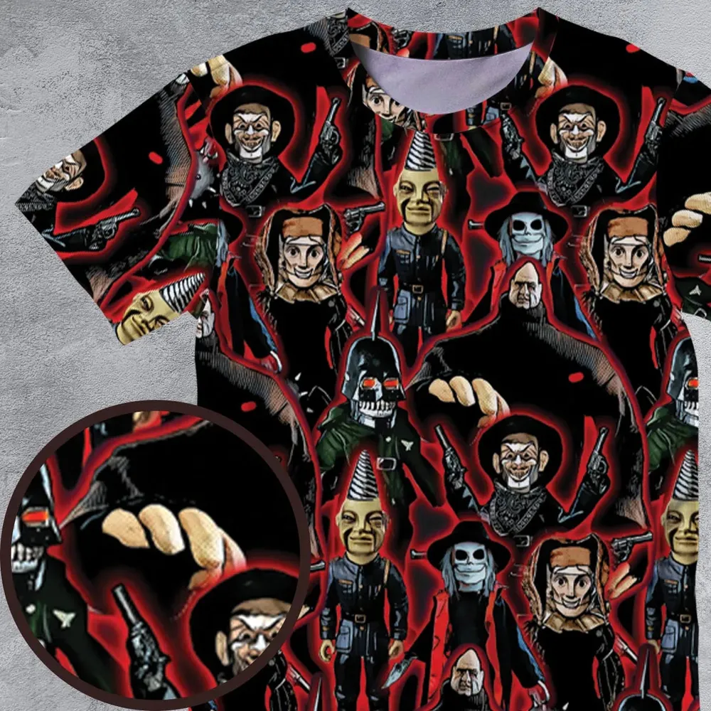 Puppet Master Collage All-Over Print Unisex T-Shirt - 4