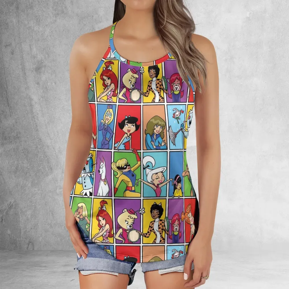 The women of Hanna Barbera Criss Cross Tank Top - 2
