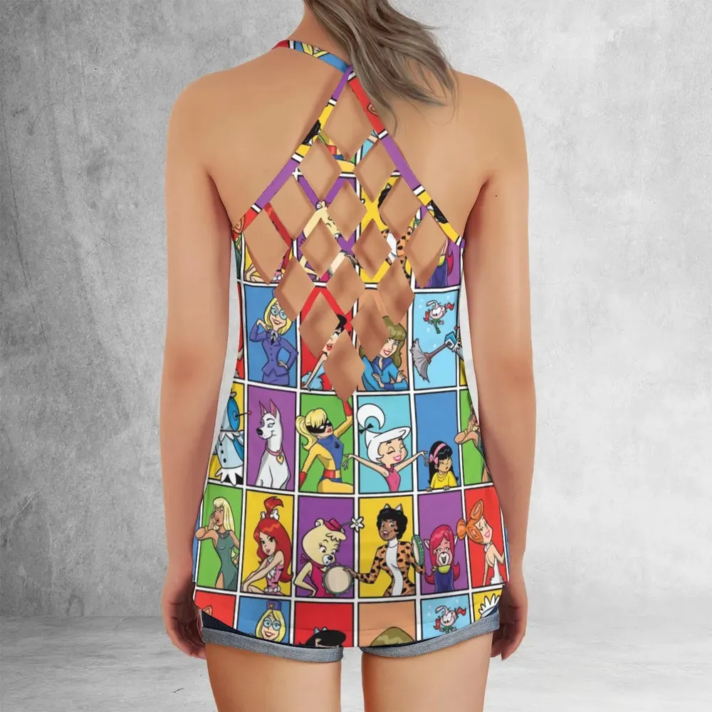 The women of Hanna Barbera Criss Cross Tank Top - 3