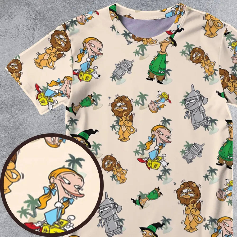 Cartoon Mashup Ed, Edd n Eddy All-Over Print Unisex T-Shirt - 4