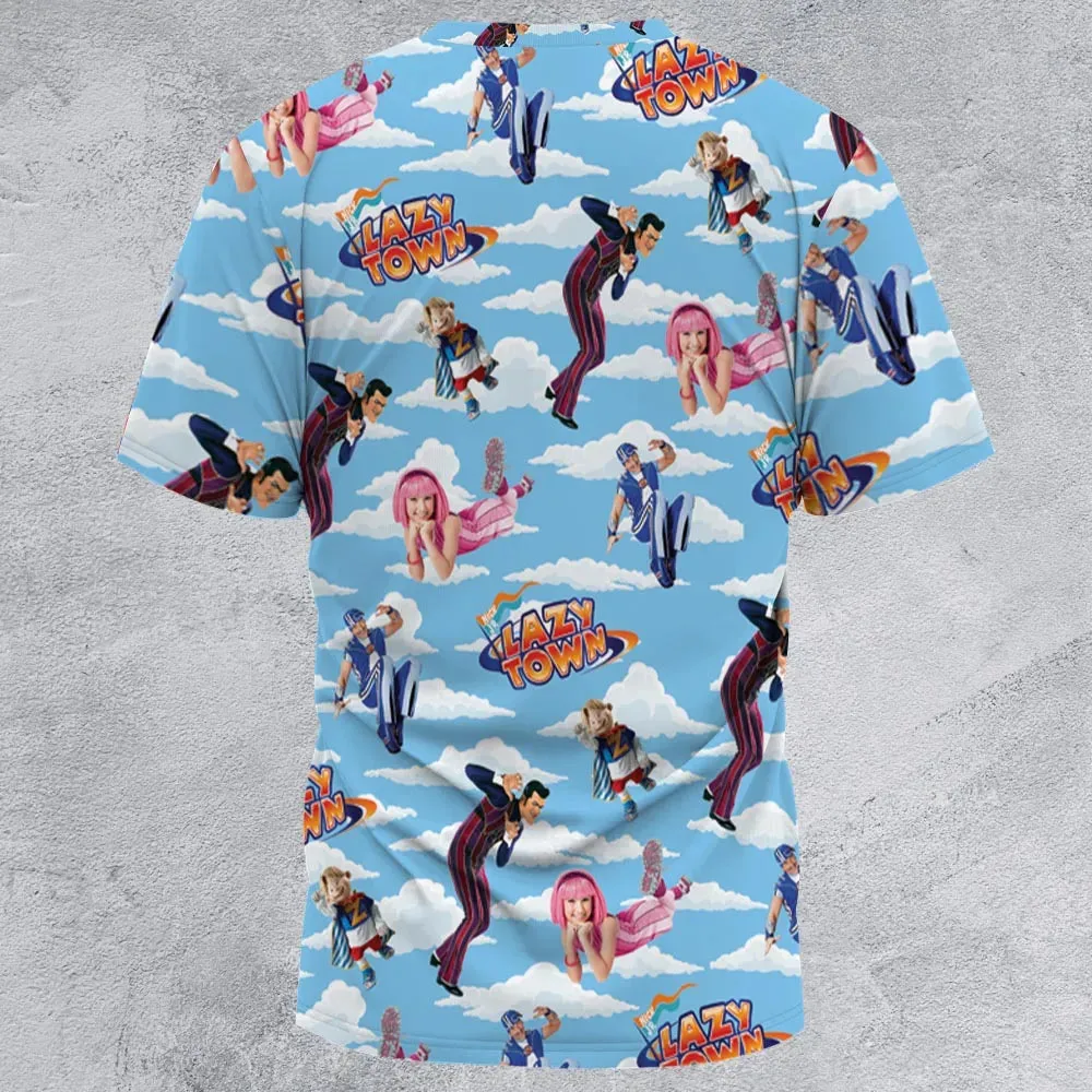 Lazy Town Collage All-Over Print Unisex T-Shirt - 2