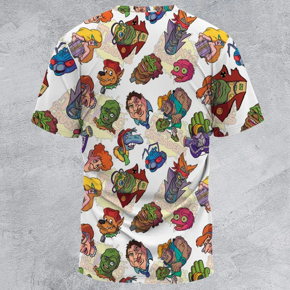Mutant Merch Toxic Crusaders All-Over Print Unisex T-Shirt - 2