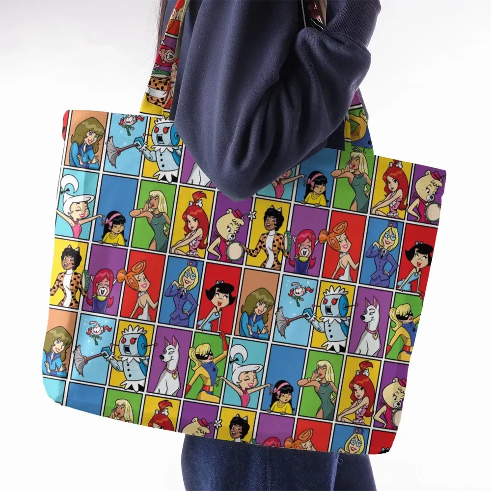 The women of Hanna Barbera Large Tote Bag - 2