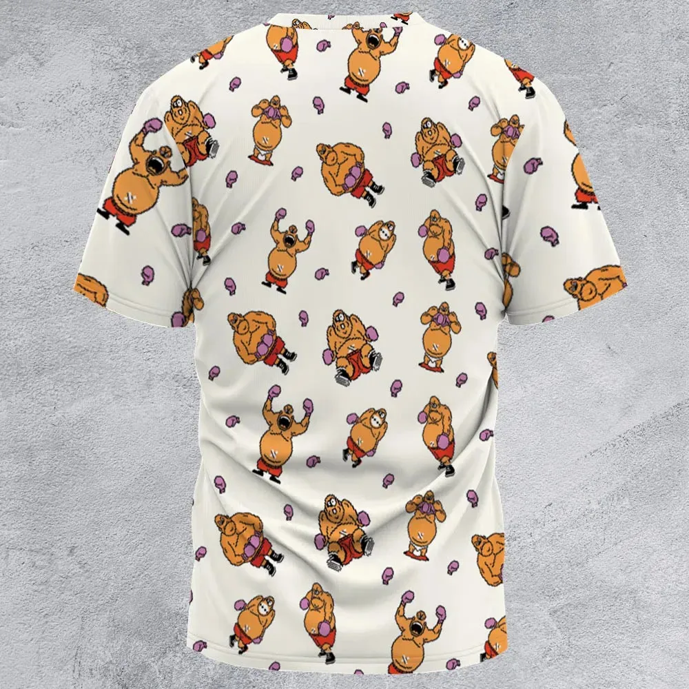 King Hippo Punch Out All-Over Print Unisex T-Shirt - 2