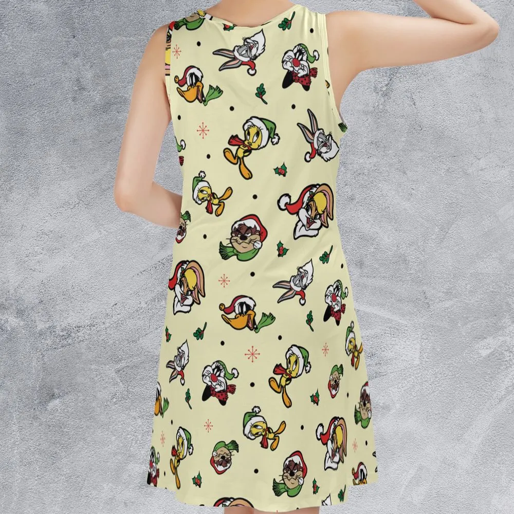 Sleeveless Dress - LEHAZQMG -  - 2