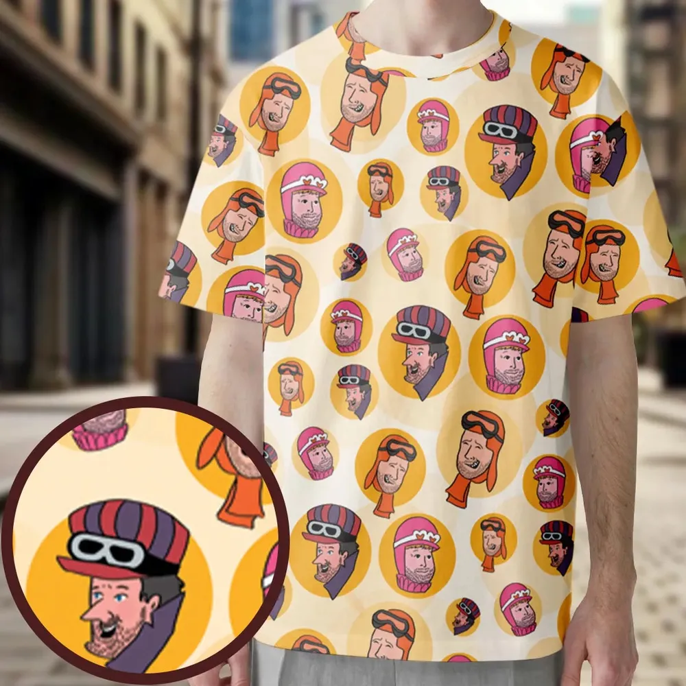 No More Jockeys Wacky Jockeys All-Over Print Unisex T-Shirt - 3