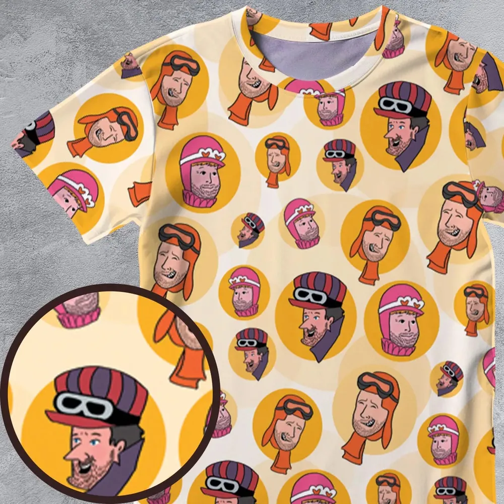 No More Jockeys Wacky Jockeys All-Over Print Unisex T-Shirt - 4
