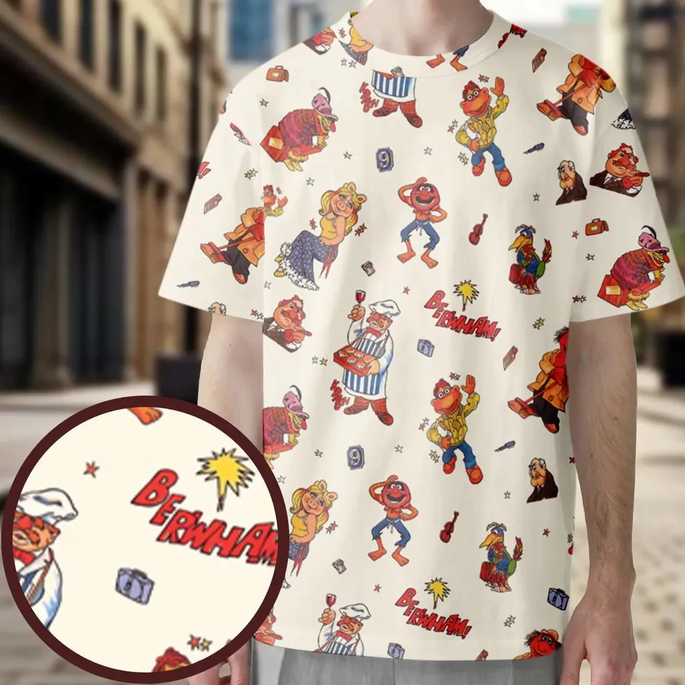 Backstage Inspired The Muppets All-Over Print Unisex T-Shirt - 3