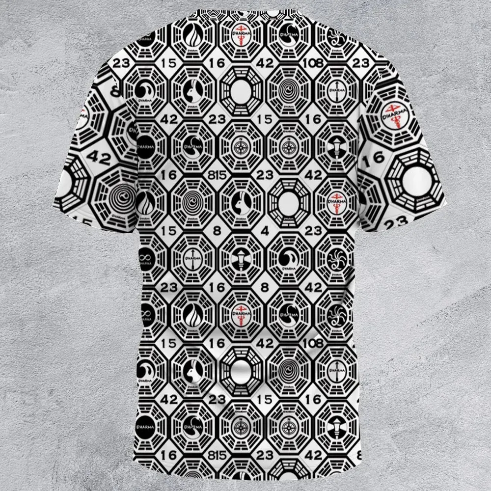 Dharma Lost All-Over Print Unisex T-Shirt - 2