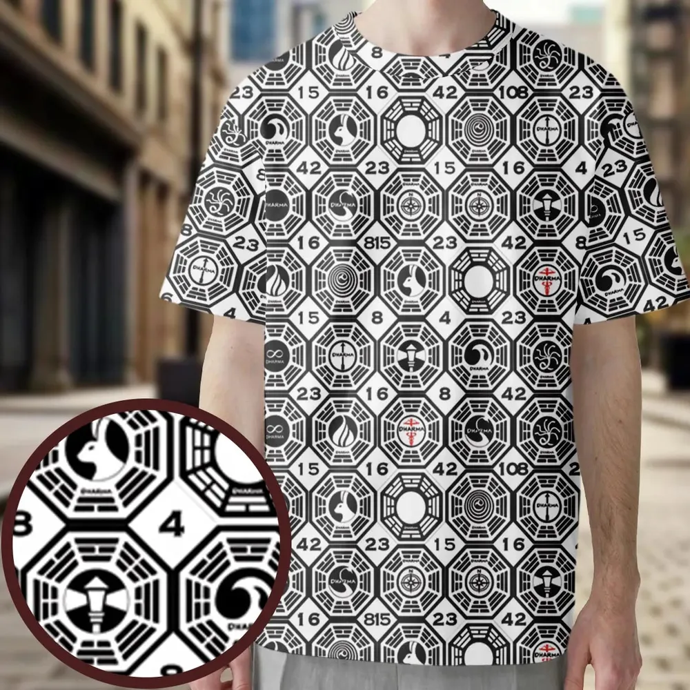 Dharma Lost All-Over Print Unisex T-Shirt - 3