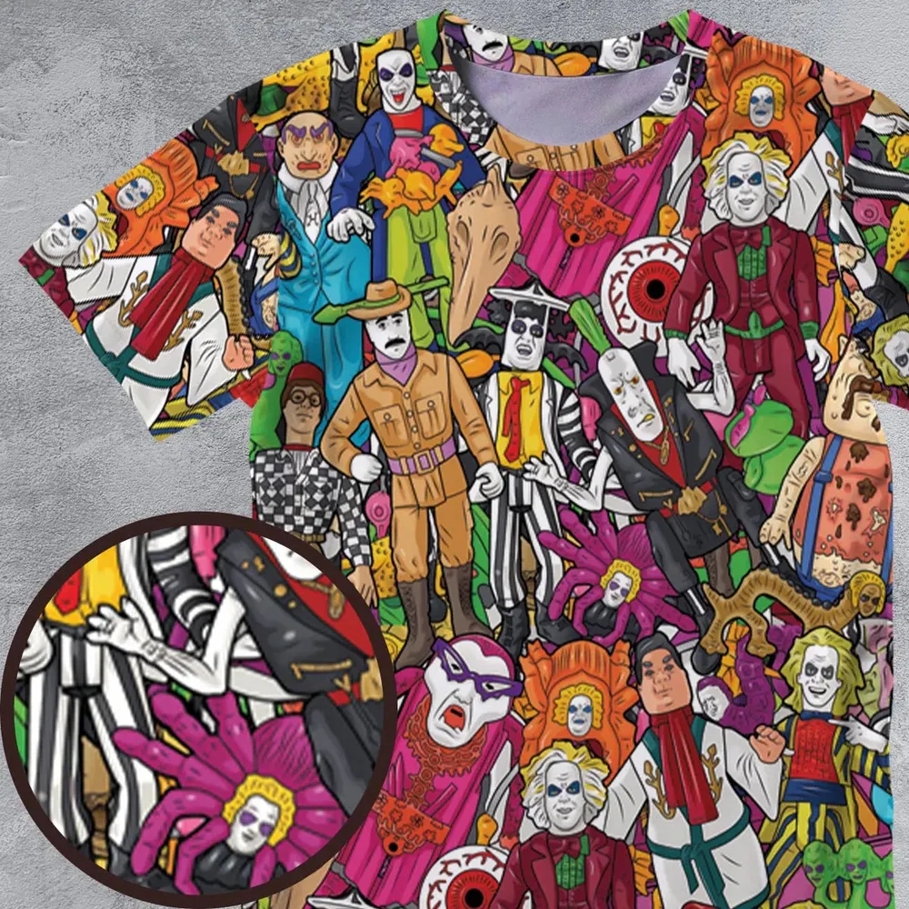 Beetlejuice Toybox All-Over Print Unisex T-Shirt - 4
