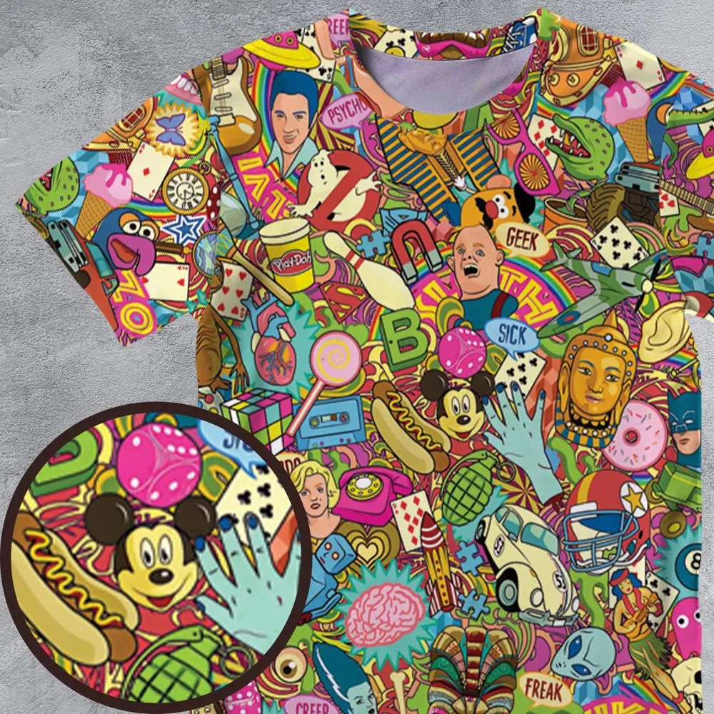 Nostalgia Toys Pop Culture Toys All-Over Print Unisex T-Shirt - 4