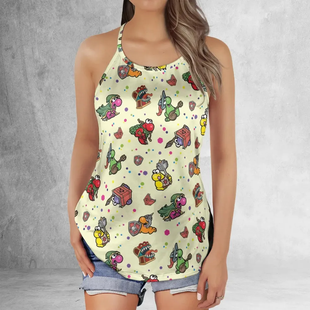 Nerd Candy DnD Criss Cross Tank Top - 2