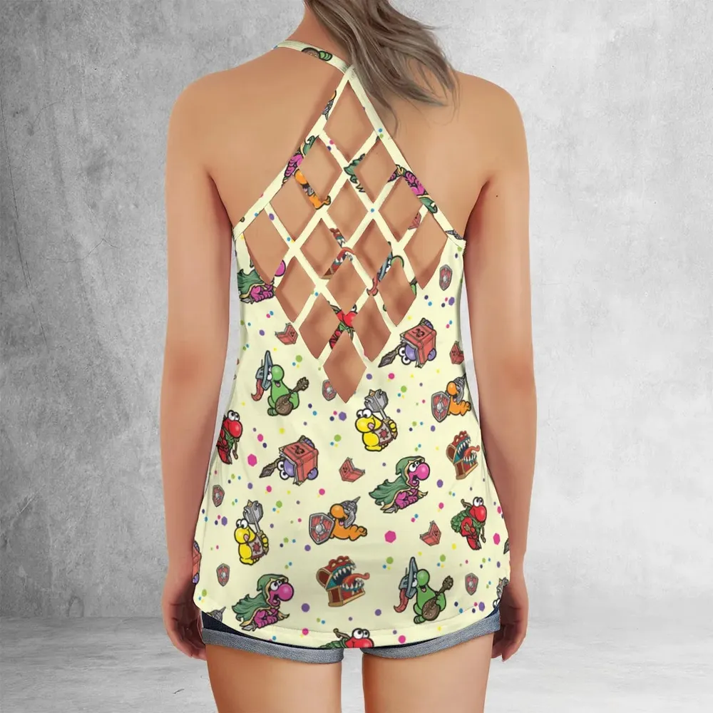 Nerd Candy DnD Criss Cross Tank Top - 3