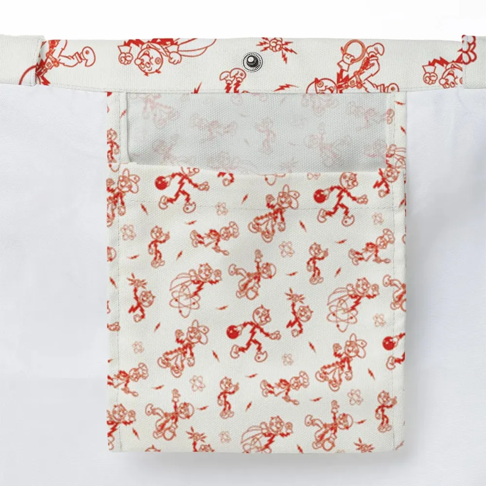 Vintage Style Nostalgic Reddy Kilowatt Large Tote Bag - 3
