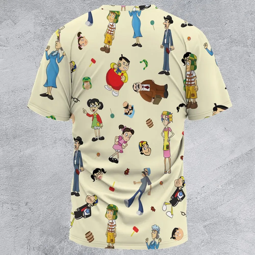 El Chavo Cartoon Characters All-Over Print Unisex T-Shirt - 2