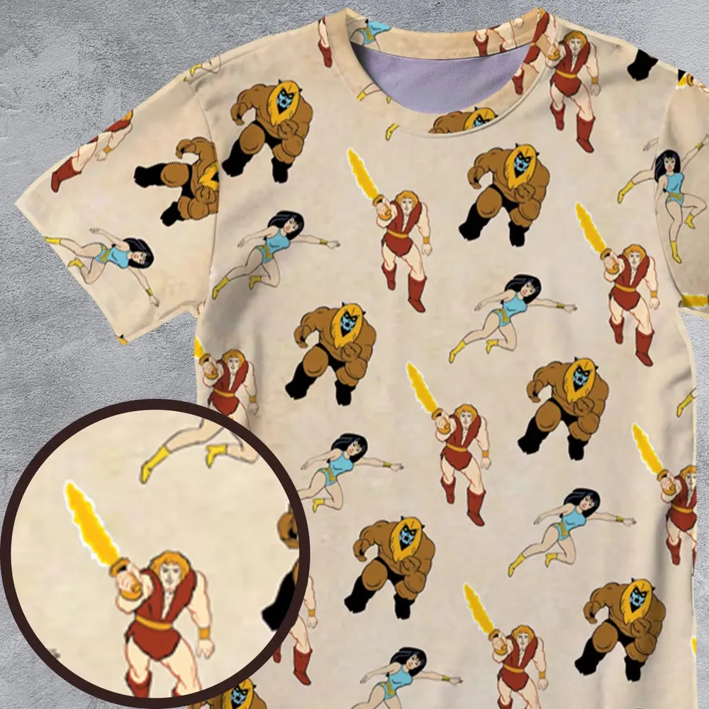 Thundarr the Barbarian All-Over Print Unisex T-Shirt - 4