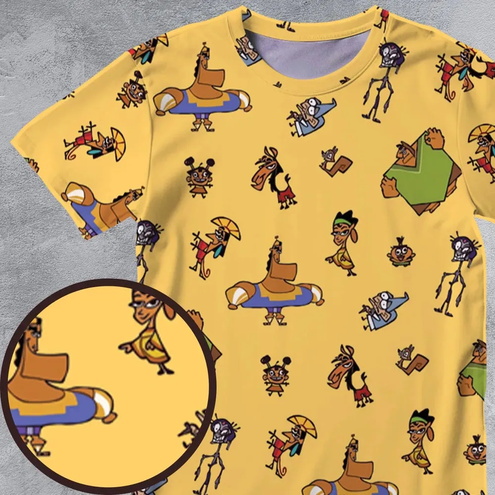 Groovy Threads The Emperor's New Groove All-Over Print Unisex T-Shirt - 4