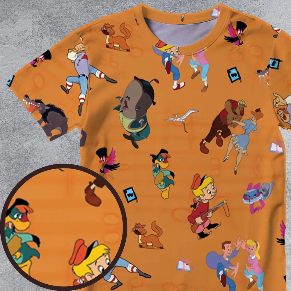 Make Mine Music Characters All-Over Print Unisex T-Shirt - 4