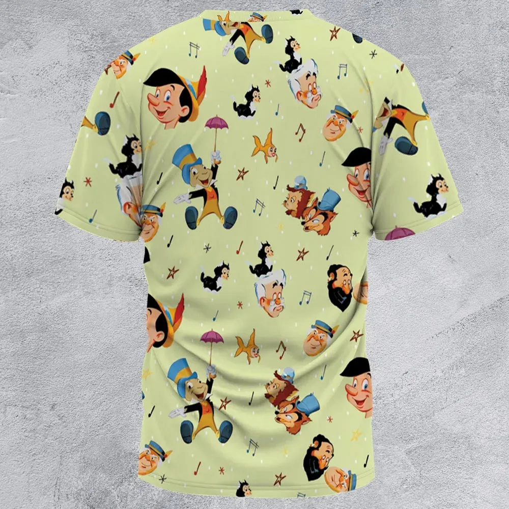 I Can't Stop Lying Pinocchio All-Over Print Unisex T-Shirt - 2