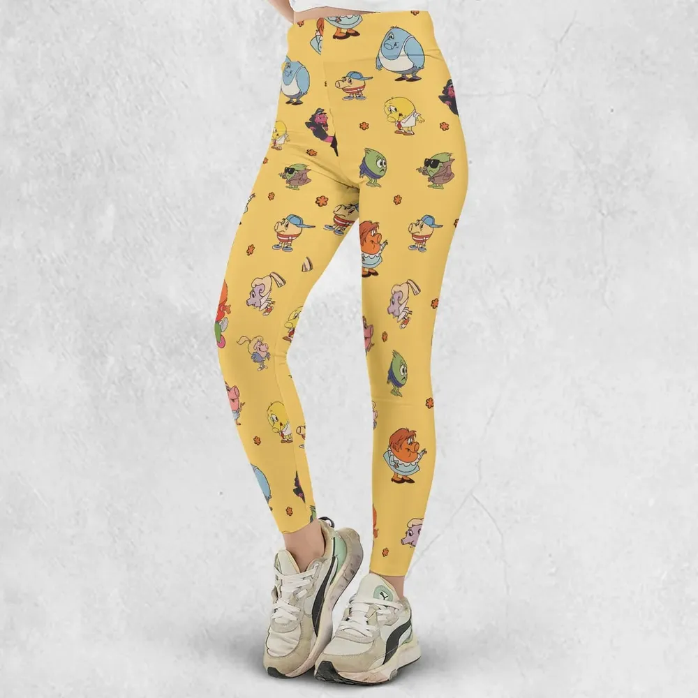 80s Arcade Game Qbert Legging - 2