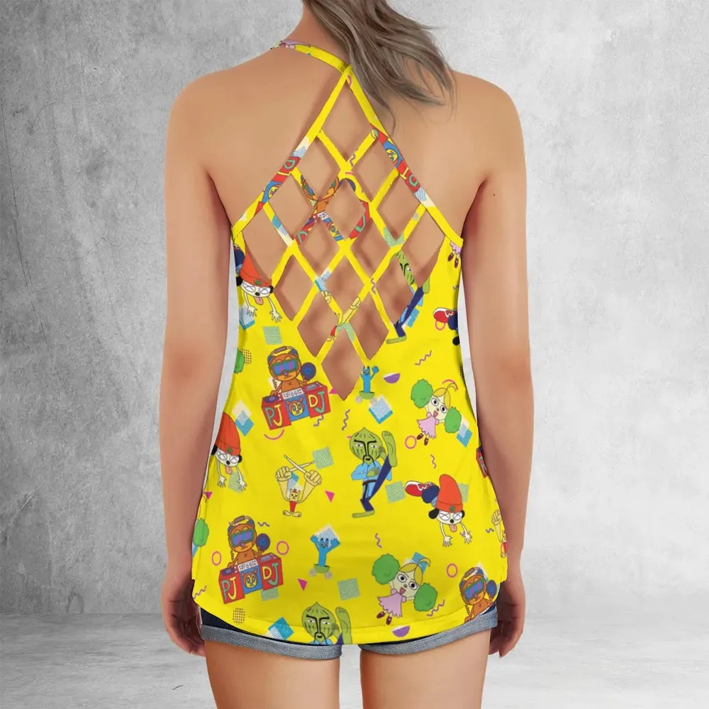 Parappa and Friends Criss Cross Tank Top - 3