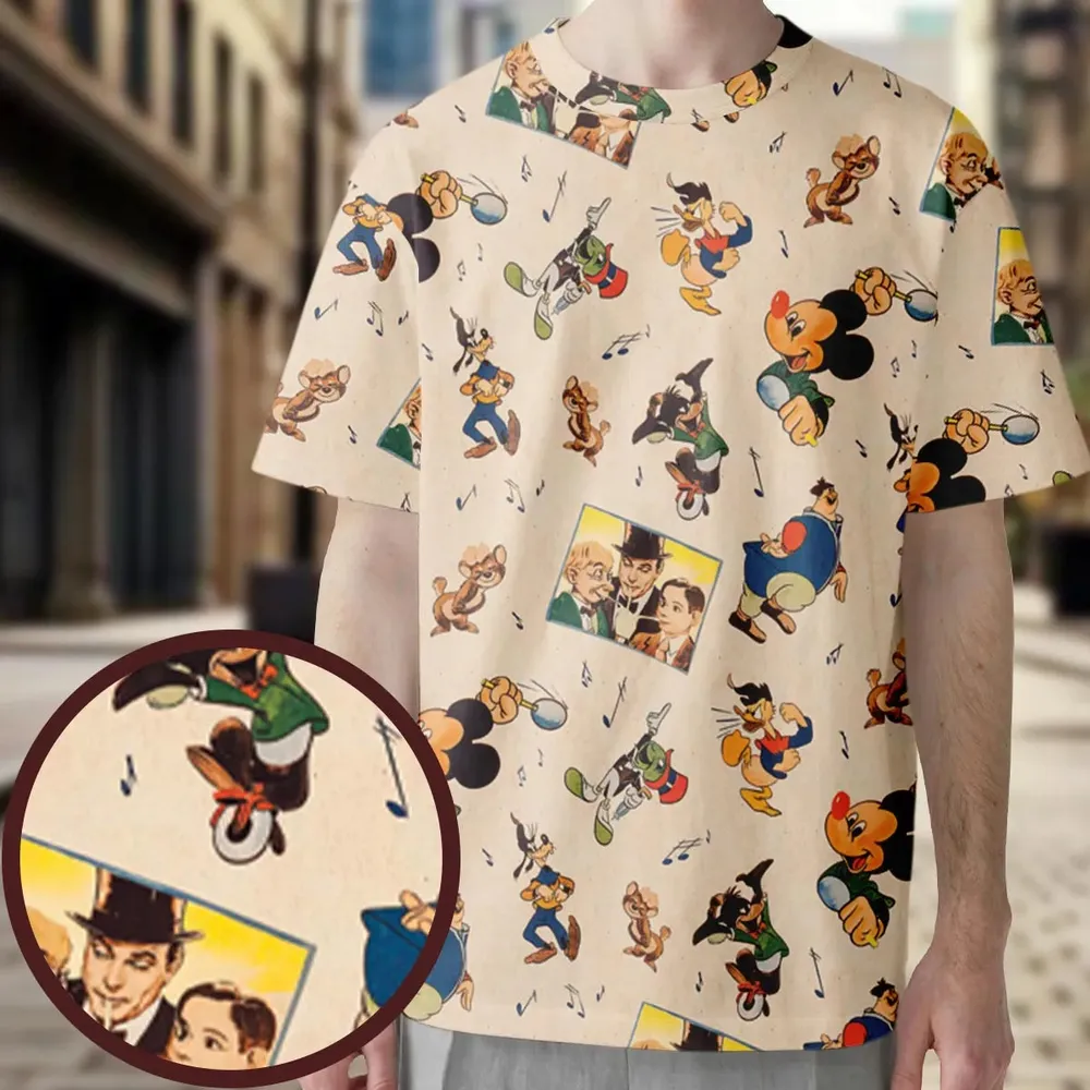 Fun And Fancy Free Characters All-Over Print Unisex T-Shirt - 3