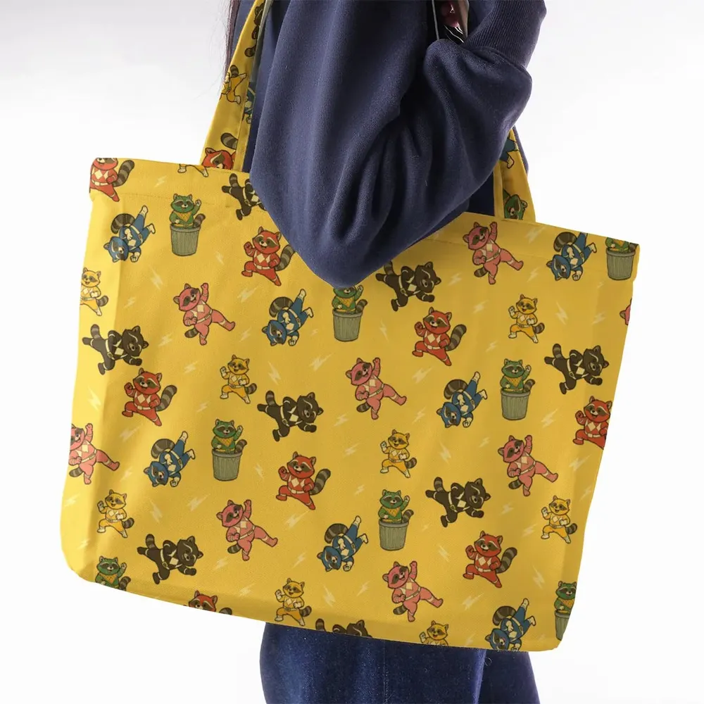 Morphin Time Trash Panda Large Tote Bag - 2