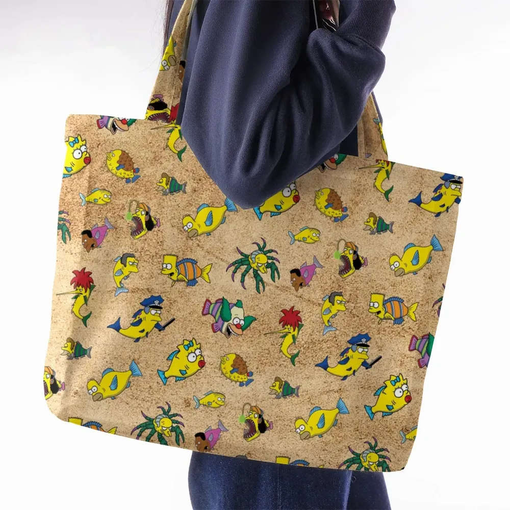 Shrimpsons The Simpsons Large Tote Bag - 2