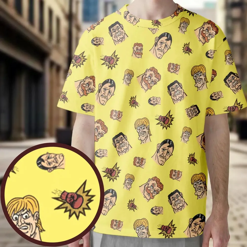 Retro Ring Kings Punch-out All-Over Print Unisex T-Shirt - 3