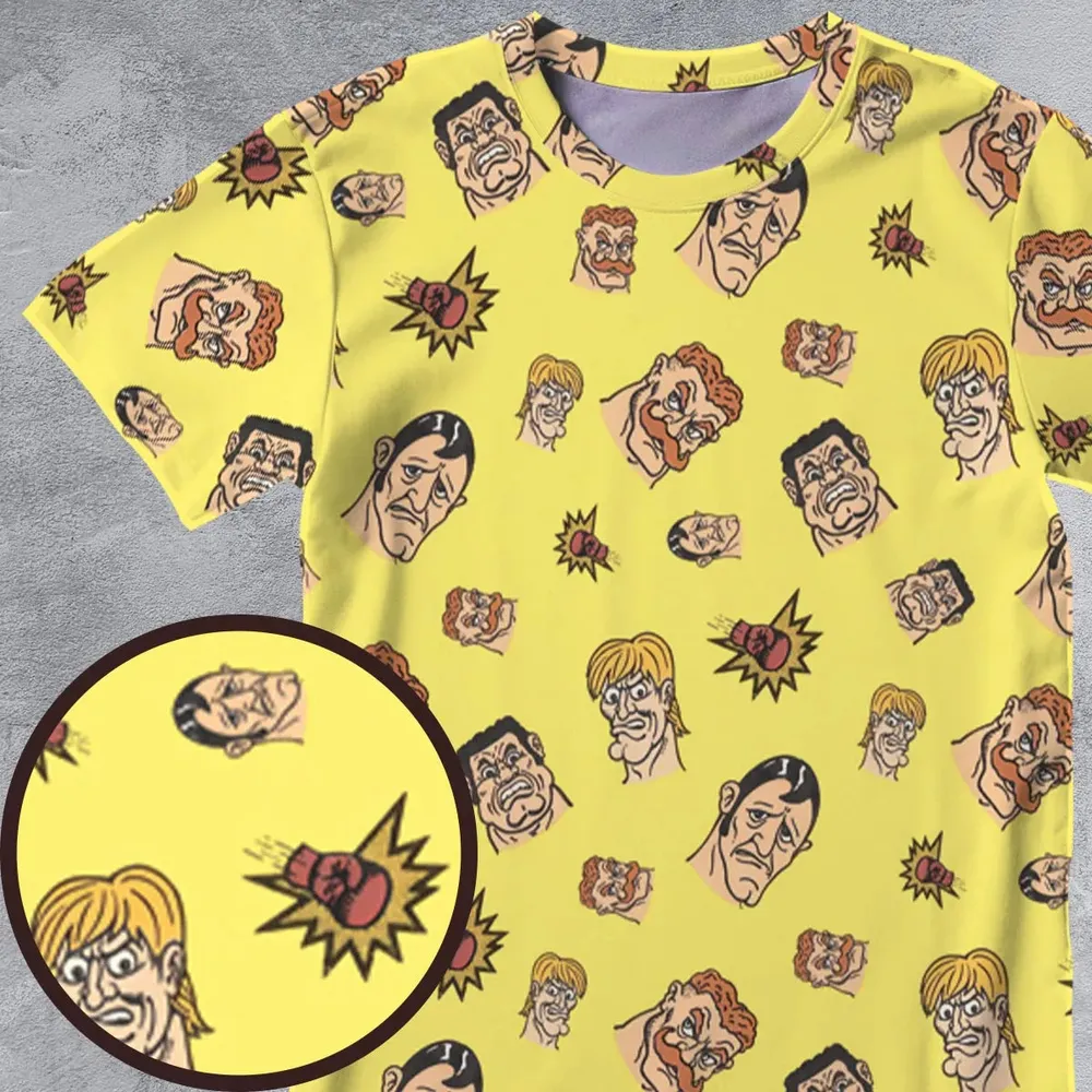 Retro Ring Kings Punch-out All-Over Print Unisex T-Shirt - 4