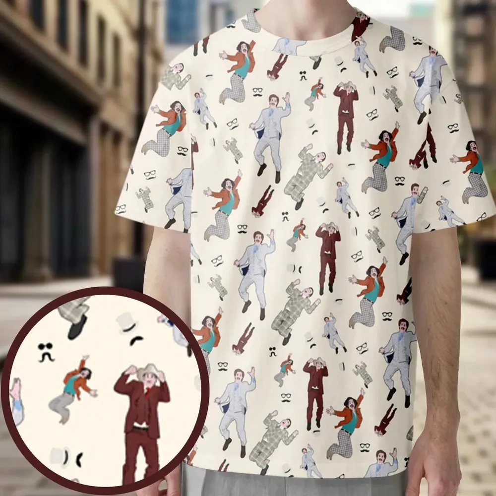 News Team Assemble Anchorman All-Over Print Unisex T-Shirt - 3
