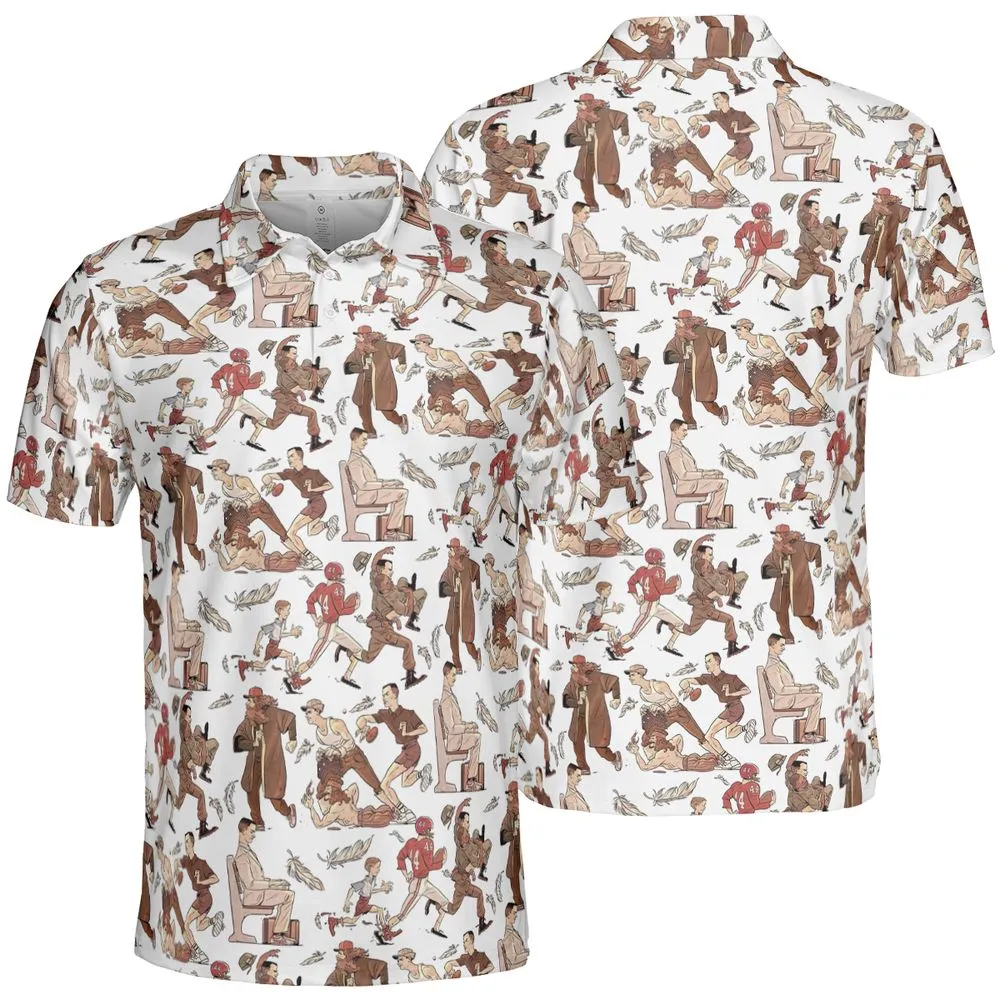 AOP Men/Women Polo Shirt - KPJT1VTP -  - 2