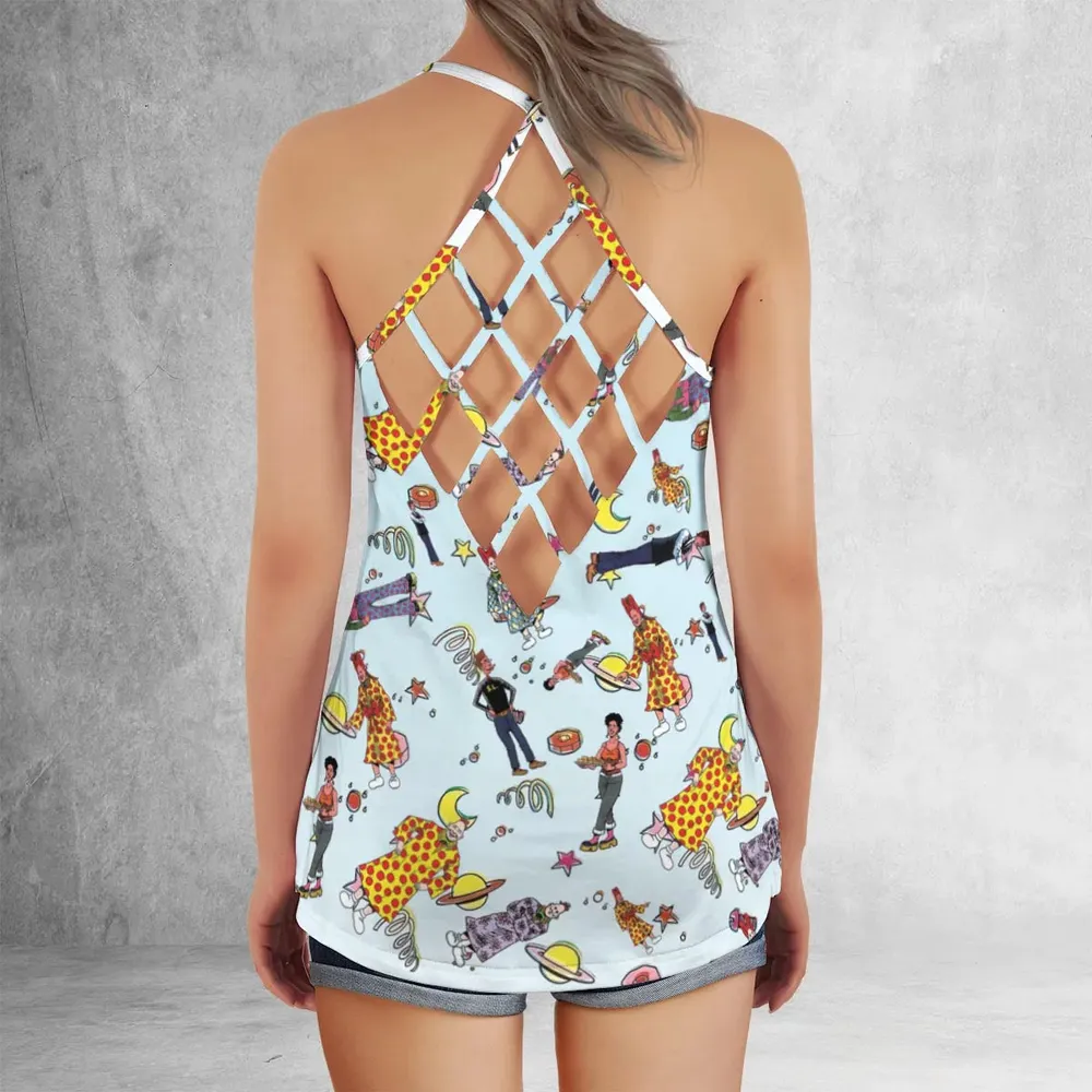 Zippy The Pinhead Characters Criss Cross Tank Top - 3