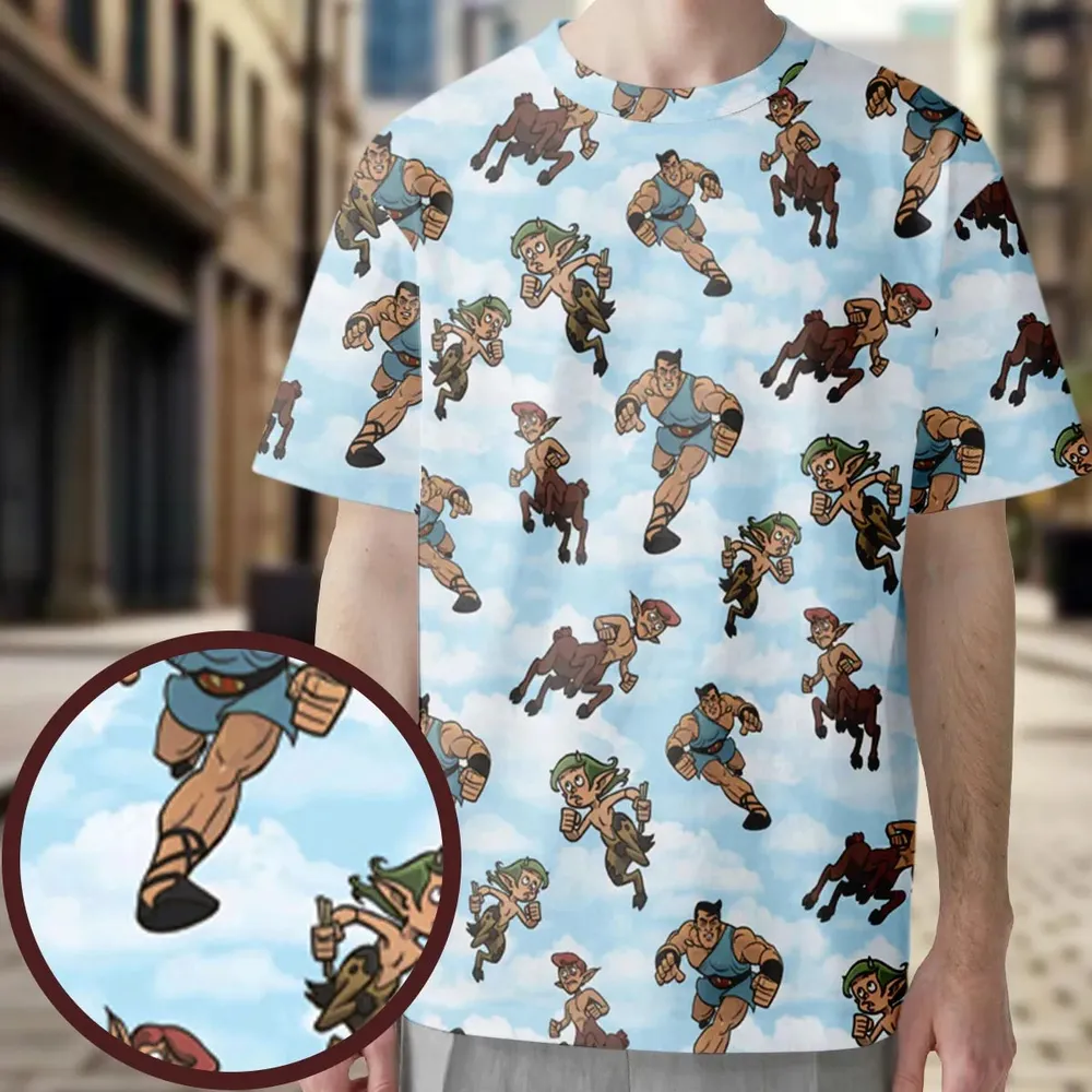The Mighty Hercules All-Over Print Unisex T-Shirt - 3