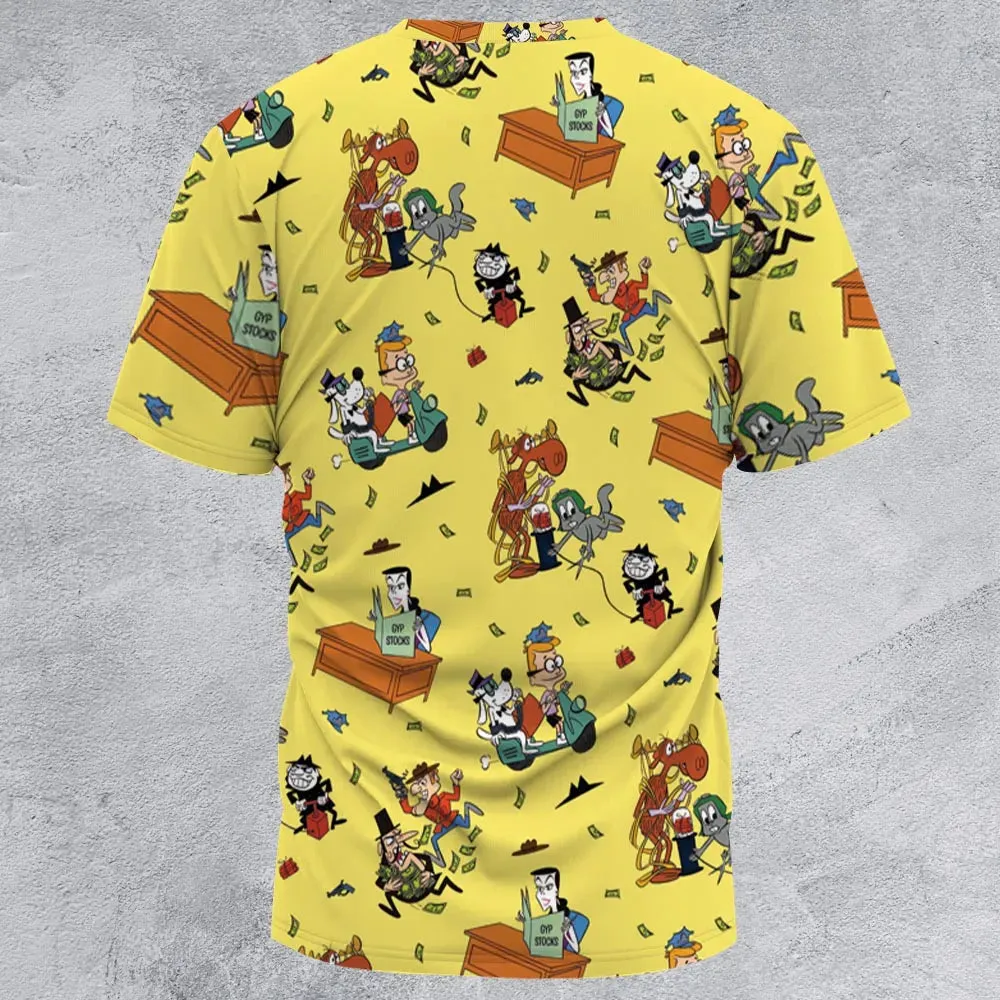 Moose And Squirrel The Adventures of Rocky and Bullwinkle All-Over Print Unisex T-Shirt - 2