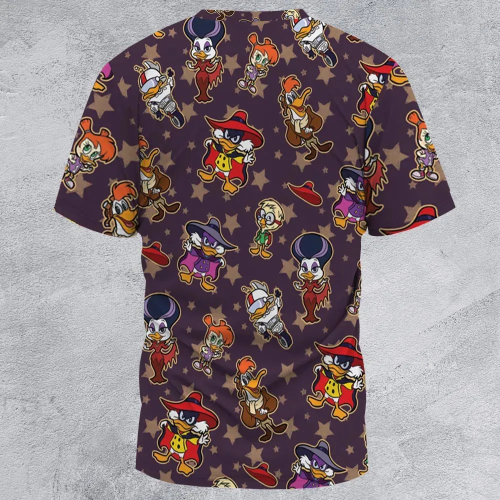 Duck Power Darkwing Duck All-Over Print Unisex T-Shirt - 2