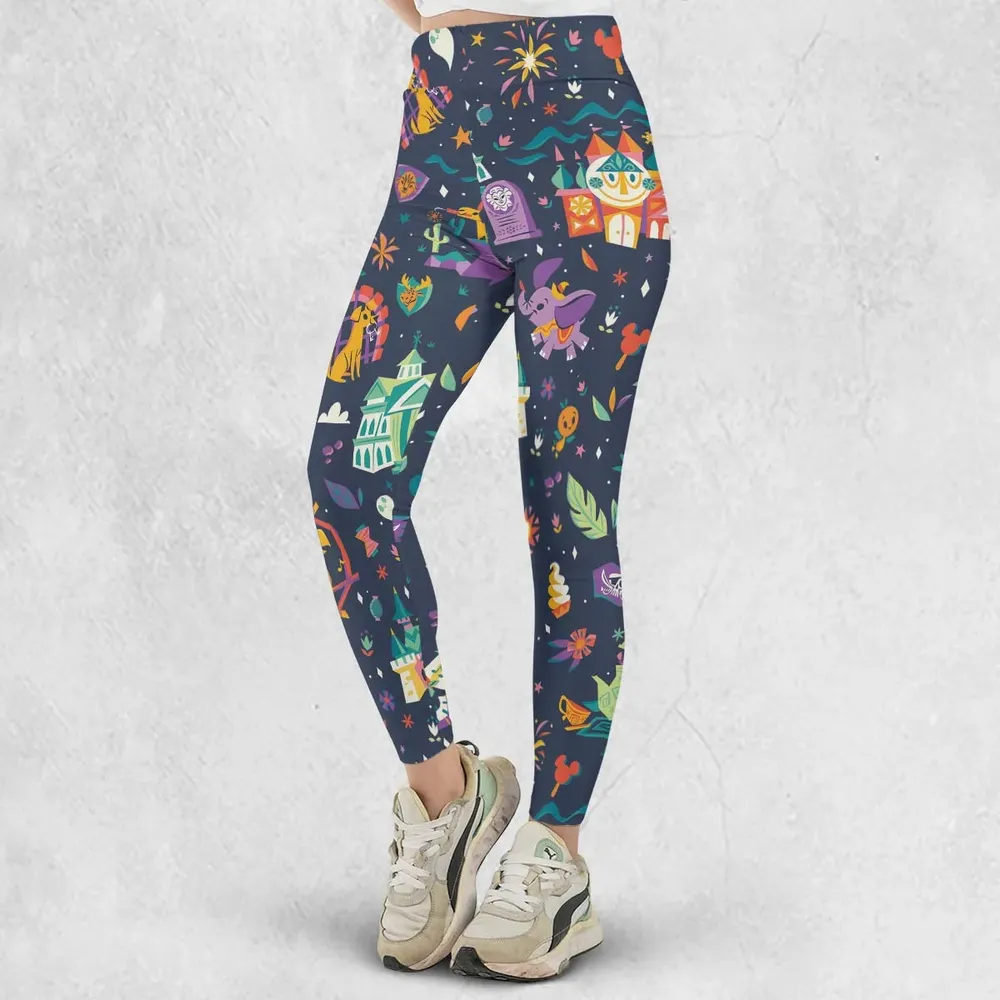 Magic Kingdom Theme Legging - 2