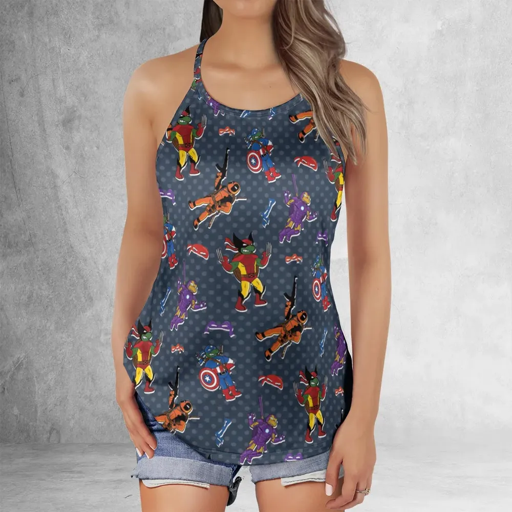 Super Turtles TMNT Criss Cross Tank Top - 2