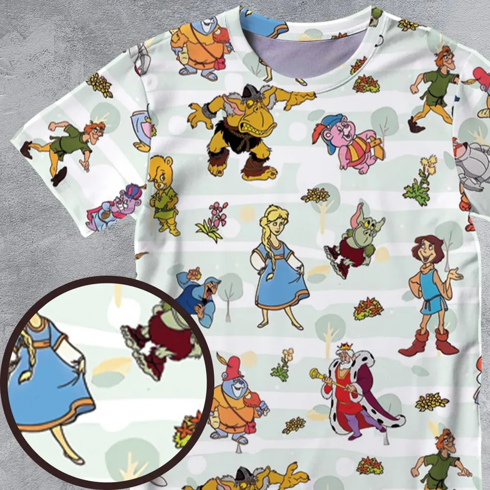Gummi Bears Gang All-Over Print Unisex T-Shirt - 4