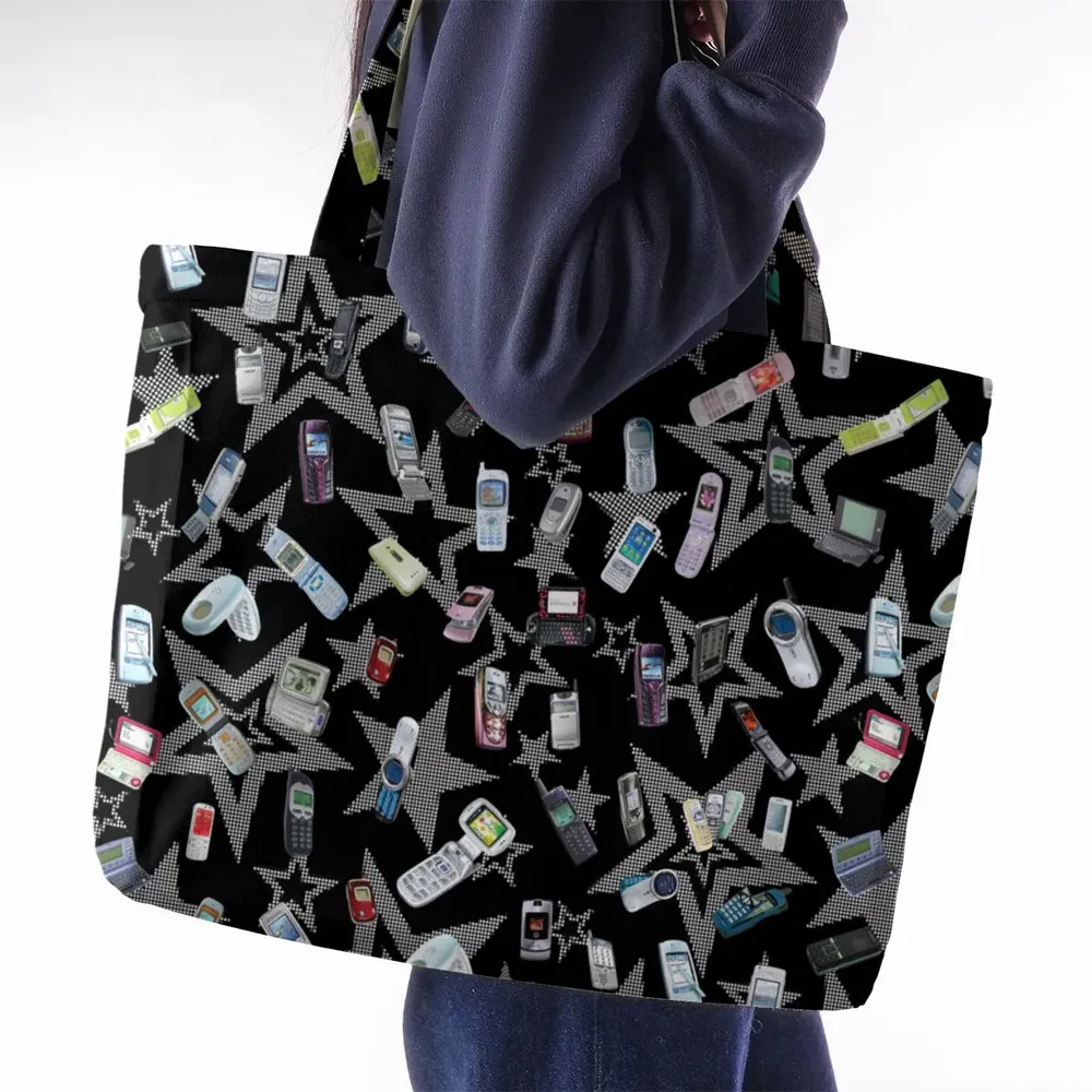 Retro Futurism Large Tote Bag - 2