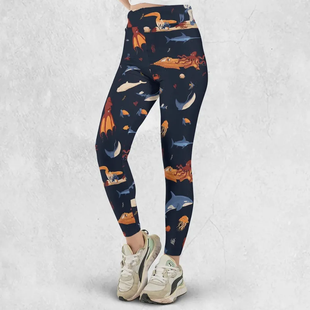 Around The Word Under The Sea Legging - 2